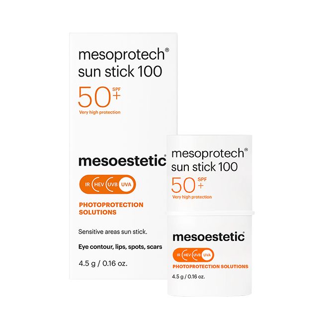 Mesoestetic Mesoprotech Sun Stick 100 50+ 4,5g Verpakking