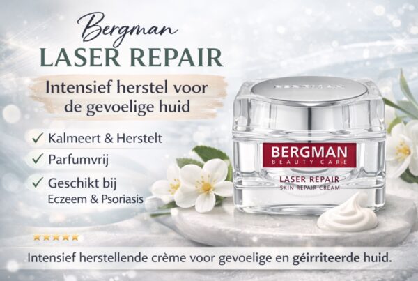 Bergman Laser Repair 15 ML intensief herstellende crème voor gevoelige en geïrriteerde huid