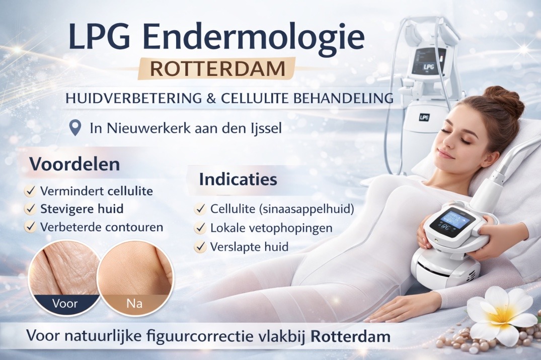 LPG endermologie Rotterdam behandeling in Nieuwerkerk aan den IJssel voor huidversteviging, cellulite vermindering en natuurlijke figuurcorrectie