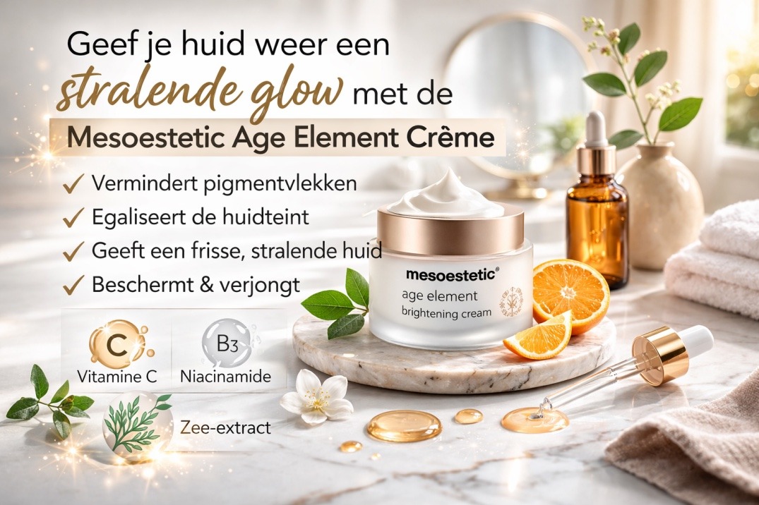 Mesoestetic Age Element Brightening crème 50 ML voor een stralende en egale huid