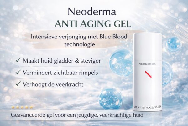 Neoderma anti aging gel 30 ml uit de Blue Blood lijn voor een stevigere, gladdere en veerkrachtige huid