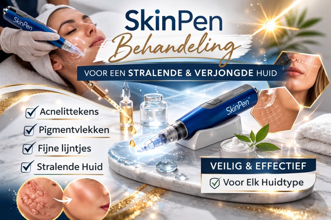 SkinPen behandeling bij Skin & Care voor verjonging van de huid, vermindering van acnelittekens, pigmentvlekken en fijne lijntjes – veilig en effectief voor elk huidtype.
