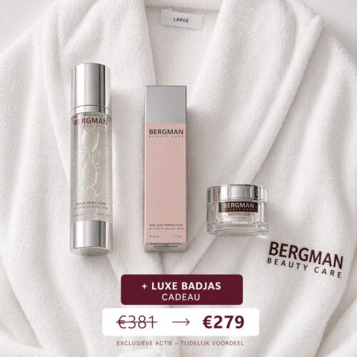 Bergman Ageless Perfection set met Aqua Injection en Smooth Look inclusief luxe badjas cadeau
